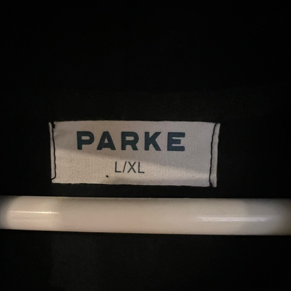 Parke Varsity Black Sweatshirt Hoodie Size L/Xl - Picture 3 of 5